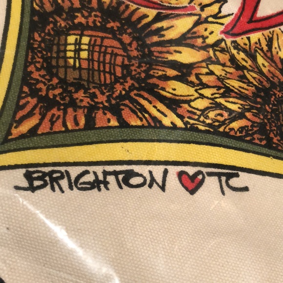 NWT Brighton Something Wonderful Sunflower Love Tote - Picture 10 of 16